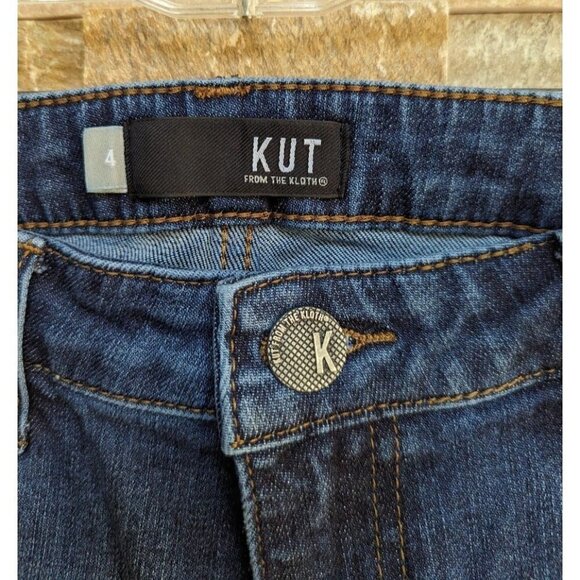 Kut from the Kloth Catherine Boyfriend Straight Denim Jeans Women's 4 - Picture 4 of 8